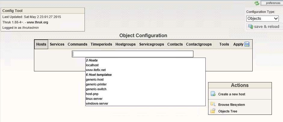 Thruk - Web interface for Nagios compatible systems